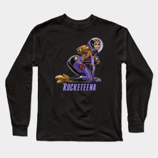 ROCKETEENA the Rocket Girl Long Sleeve T-Shirt